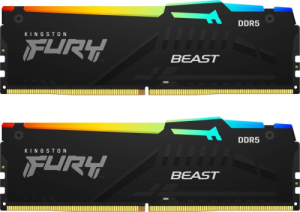 32GB (2x16GB) DDR5 AMD/Intel 6000MHz Kingston Fury Beast RGB